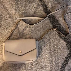 Michael Kors - Cream/White Leather Crossbody Bag